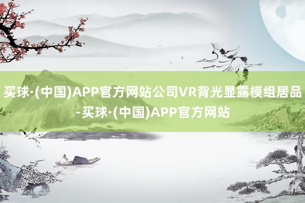 买球·(中国)APP官方网站公司VR背光显露模组居品-买球·(中国)APP官方网站